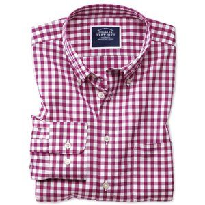 Men's Charles Tyrwhitt Gingham Button-down Shirt (EUC)